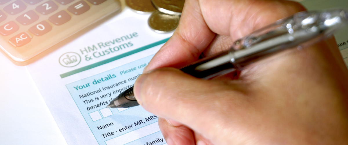 Person completing a tax return